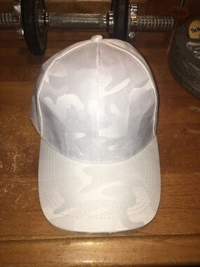 White Camouflage Snap Back